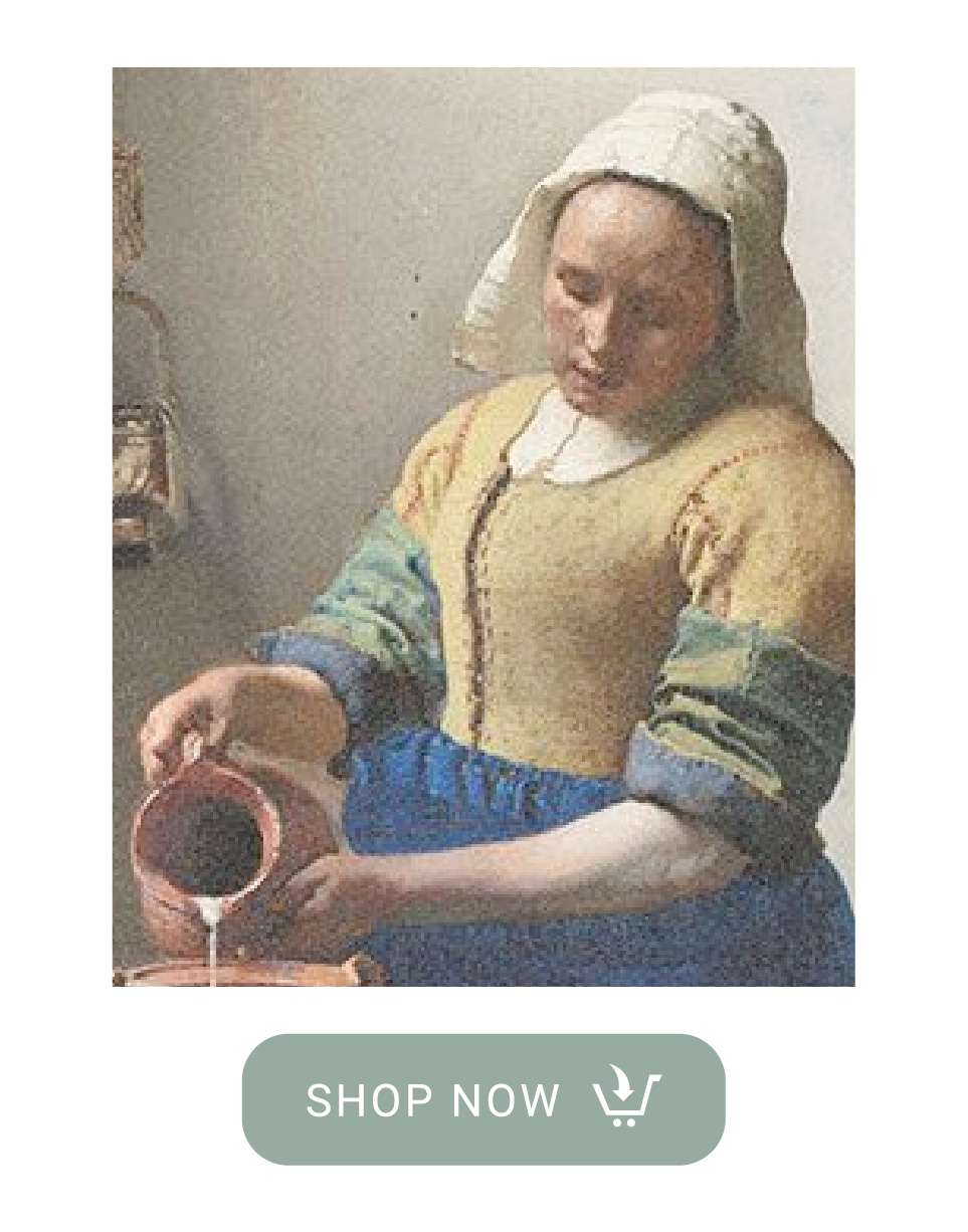 vermeer category of hattan art poster